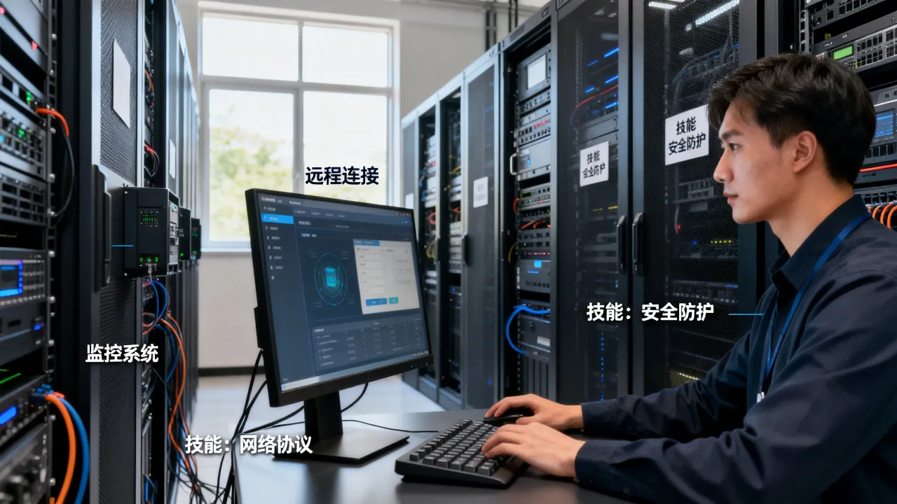 服务器运维远程运行怎么实现？,远程运维需要掌握哪些技能