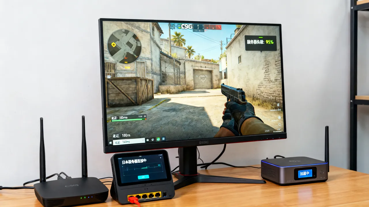 为什么CSGO日本服务器负载过高，如何解决日服延迟高卡顿问题？
