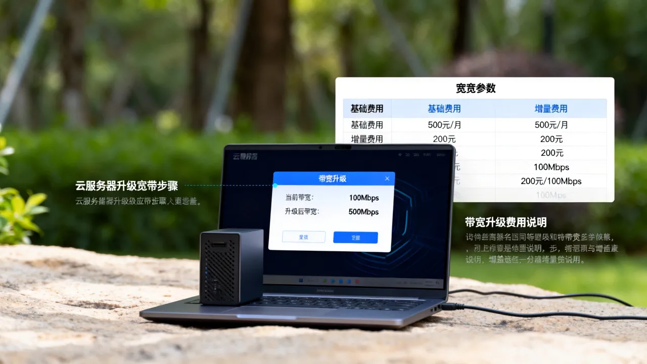 云服务器怎么升级宽带，云服务器升级带宽要多少钱？
