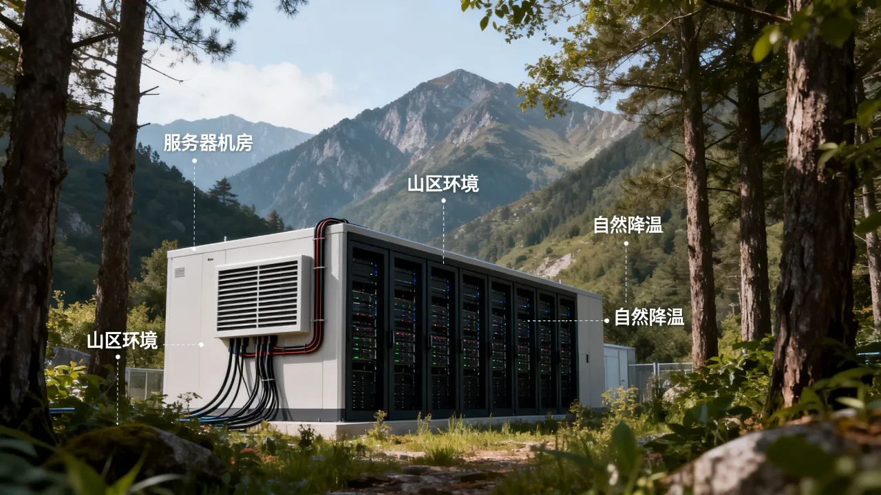服务器为什么都在山里，建在山区降温省电有优势吗？