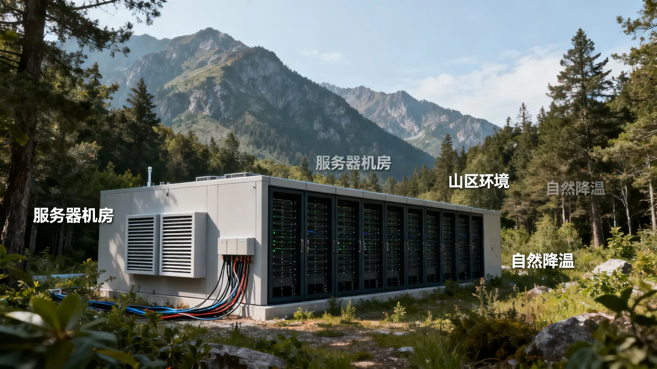 服务器为什么都在山里，建在山区降温省电有优势吗？