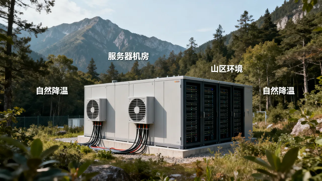 服务器为什么都在山里，建在山区降温省电有优势吗？