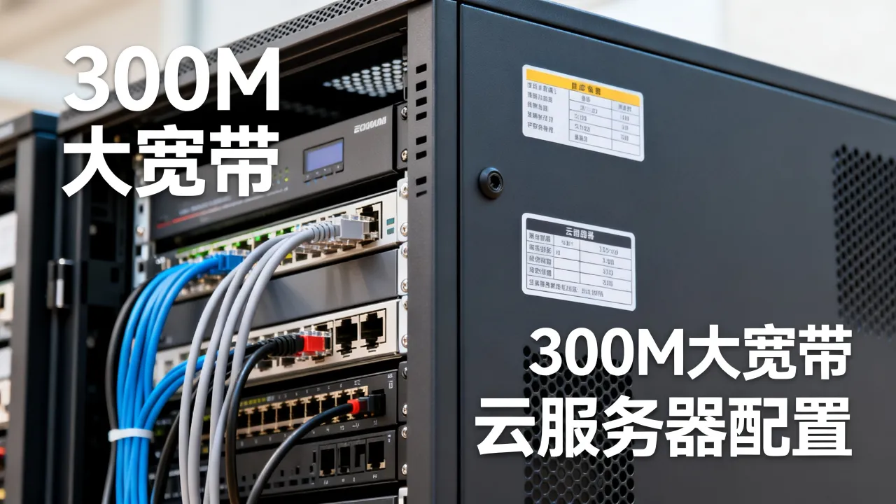 300M大宽带云服务器够用吗？如何选择配置？