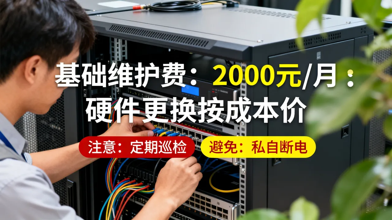本溪服务器维保一般怎么收费？，有哪些注意事项？