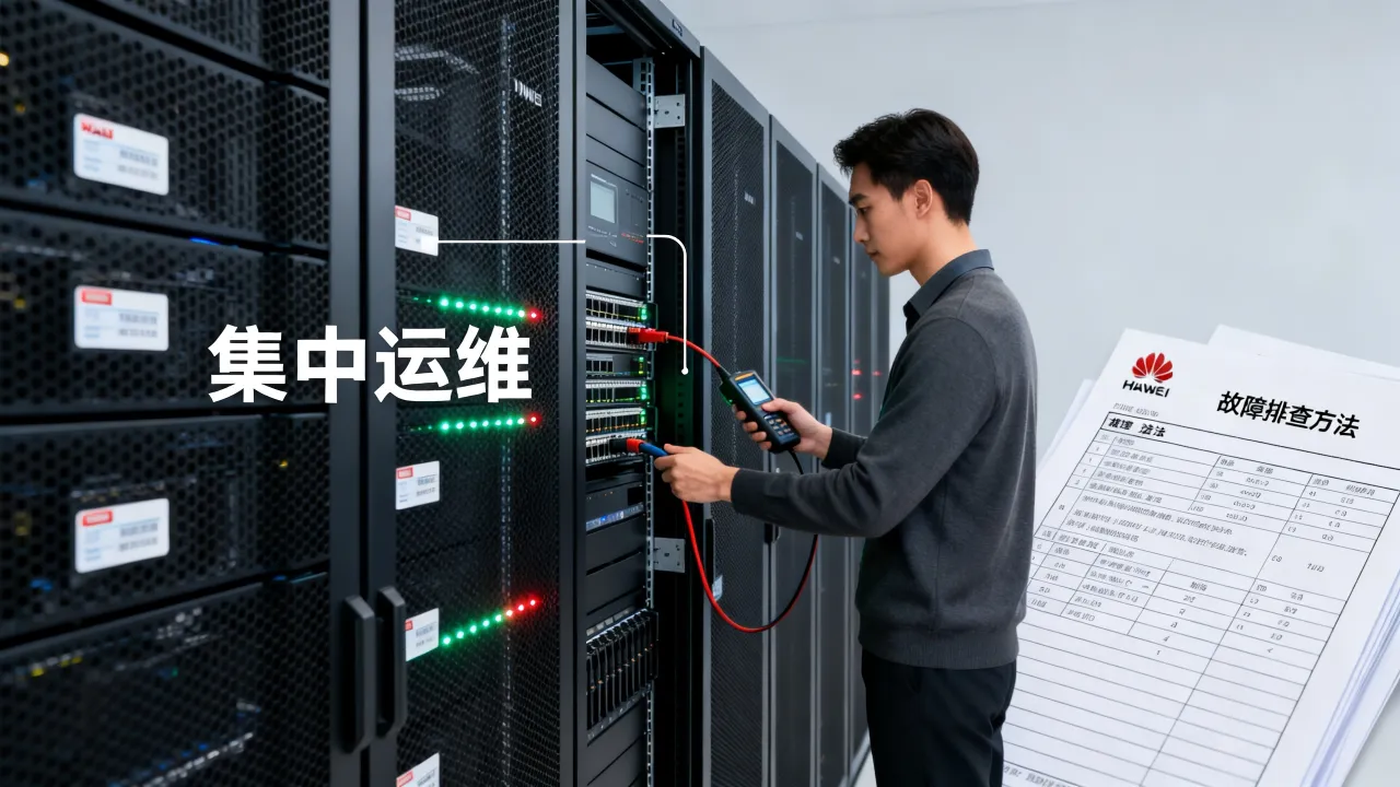 华为服务器集中运维怎么做，故障排查方法有哪些？