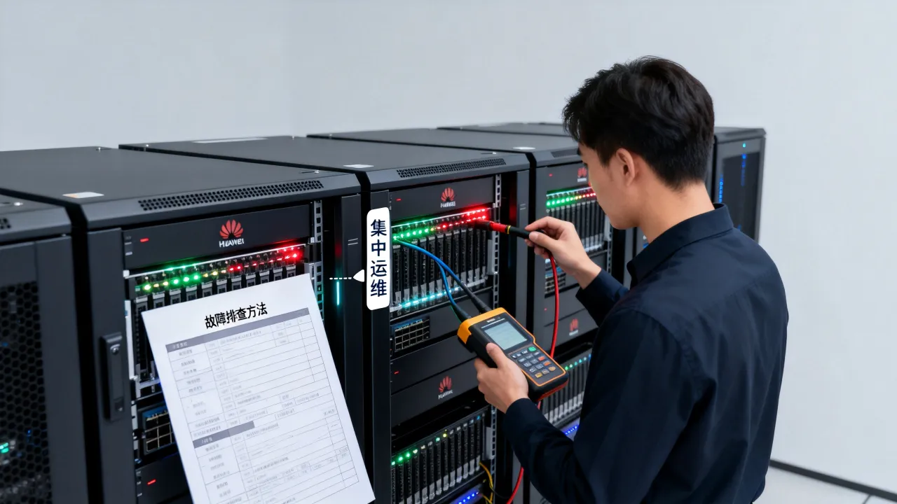 华为服务器集中运维怎么做，故障排查方法有哪些？
