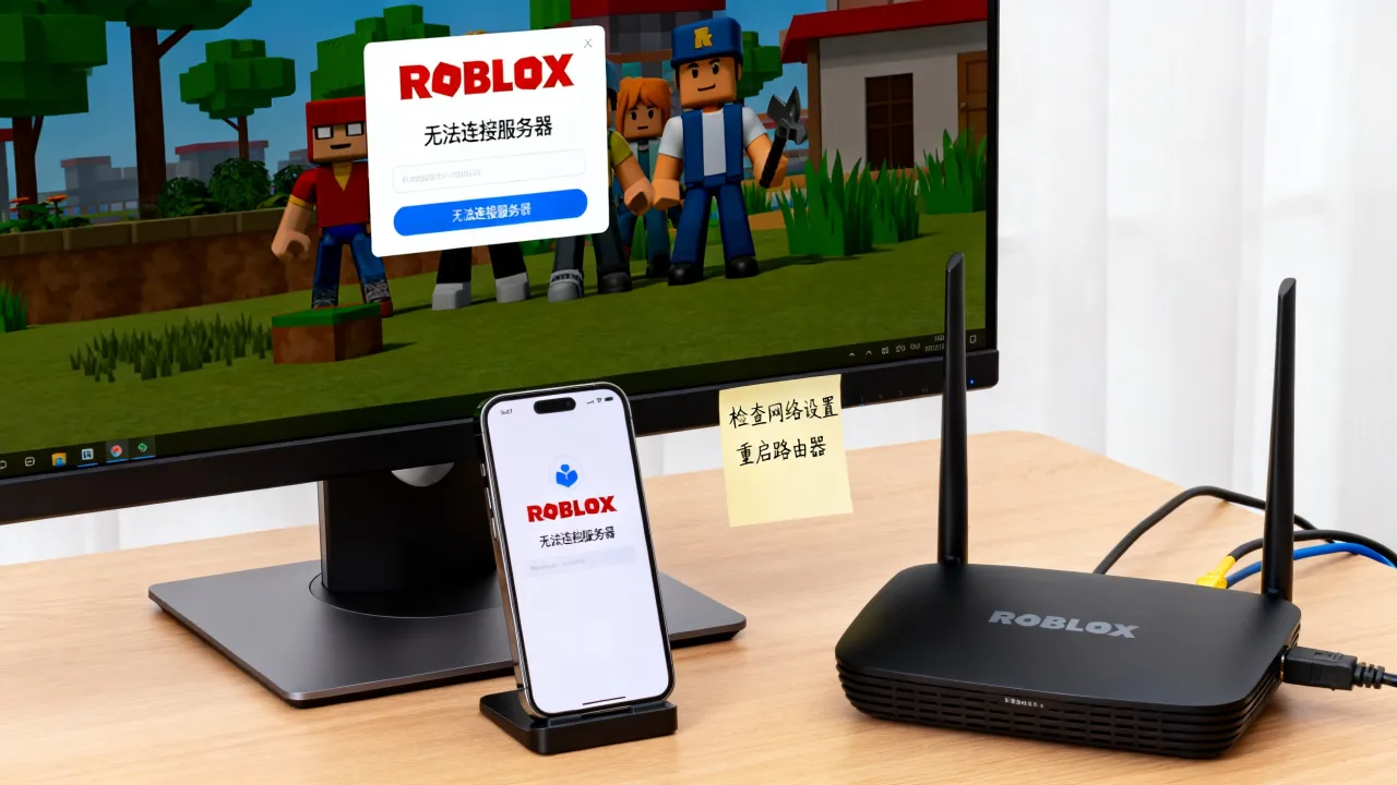 roblox为什么登不上服务器，无法连接网络怎么办