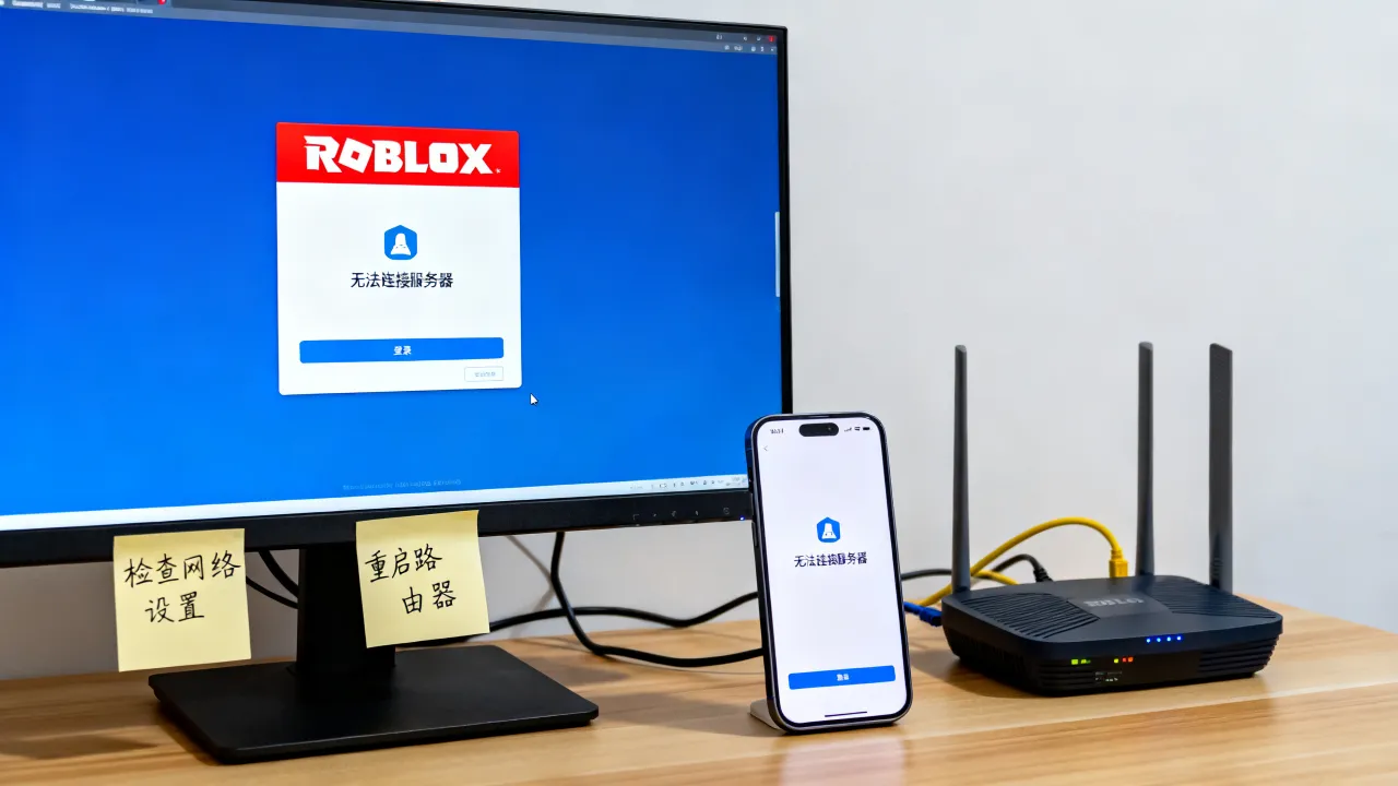 roblox为什么登不上服务器，无法连接网络怎么办
