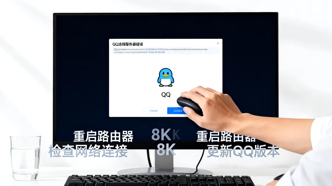 电脑中的QQ为什么连接服务器出现错误代码,怎么解决? 电脑中的QQ为什么连接服务器出现错误代码,怎么解决?