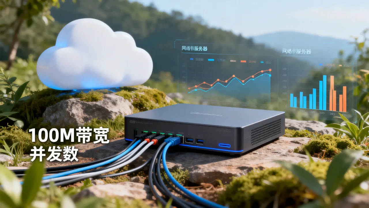 云服务器100M带宽够用吗？能跑多少并发？