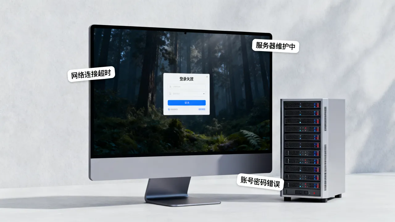 为什么登不进服务器了，服务器登录失败原因有哪些？
