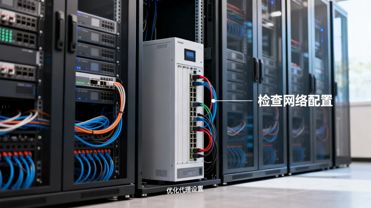 机房服务器代理网速慢怎么办，代理服务器延迟高怎么解决？