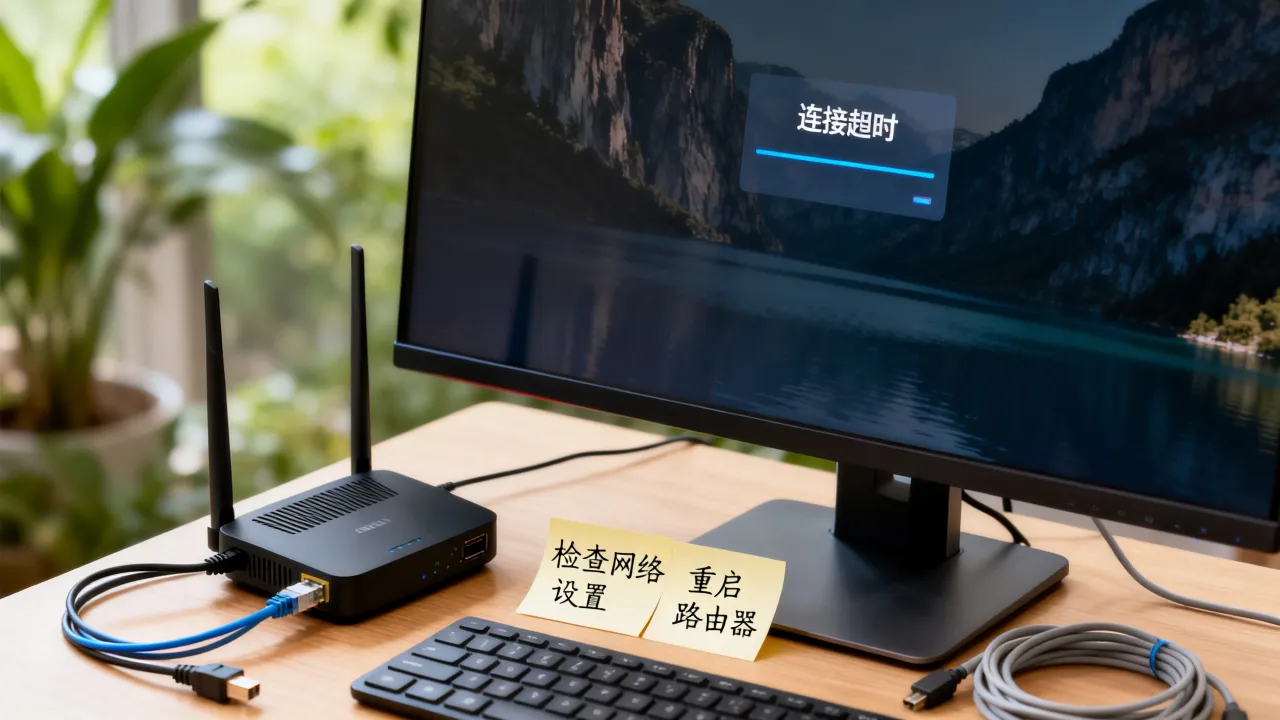 金万维连不上服务器是什么原因，怎么解决连接超时？