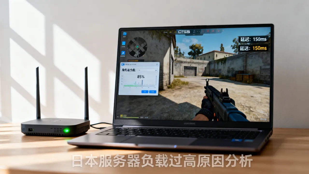 为什么CSGO日本服务器负载过高，延迟飙升卡顿怎么办