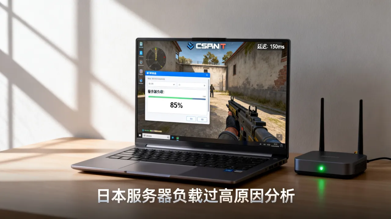 为什么CSGO日本服务器负载过高，延迟飙升卡顿怎么办
