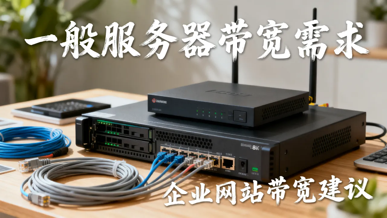 一般服务器多少安宽带，企业网站带宽选多大合适？