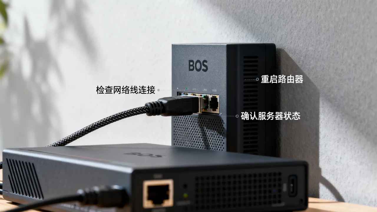BOS为什么无连接到服务器？BOS连接不上服务器怎么解决？