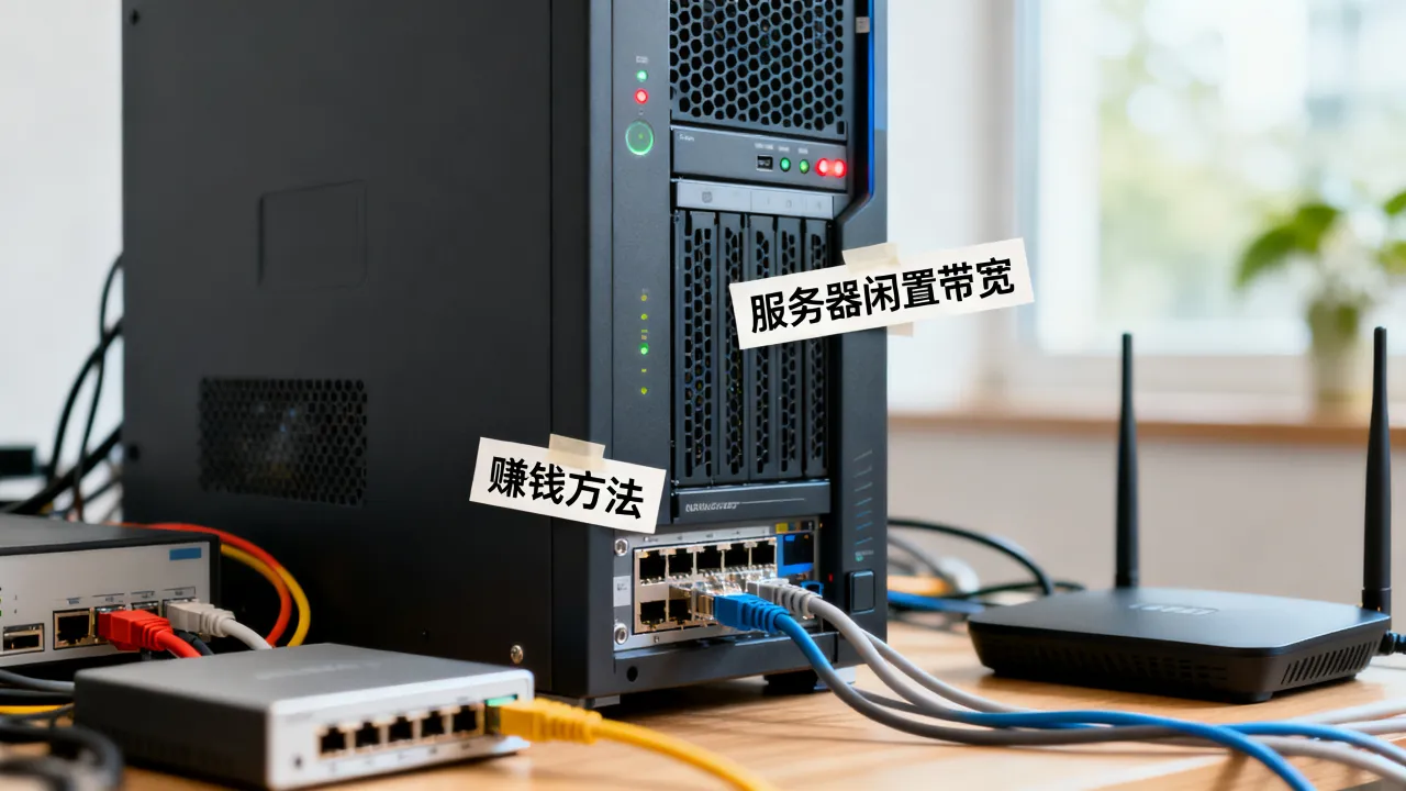 服务器宽带能赚钱吗？怎么用服务器闲置带宽赚钱？
