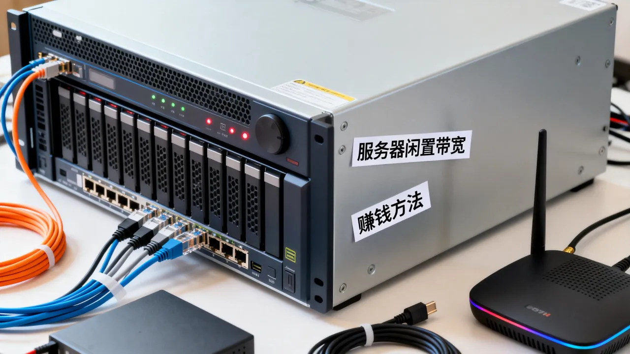 服务器宽带能赚钱吗？怎么用服务器闲置带宽赚钱？