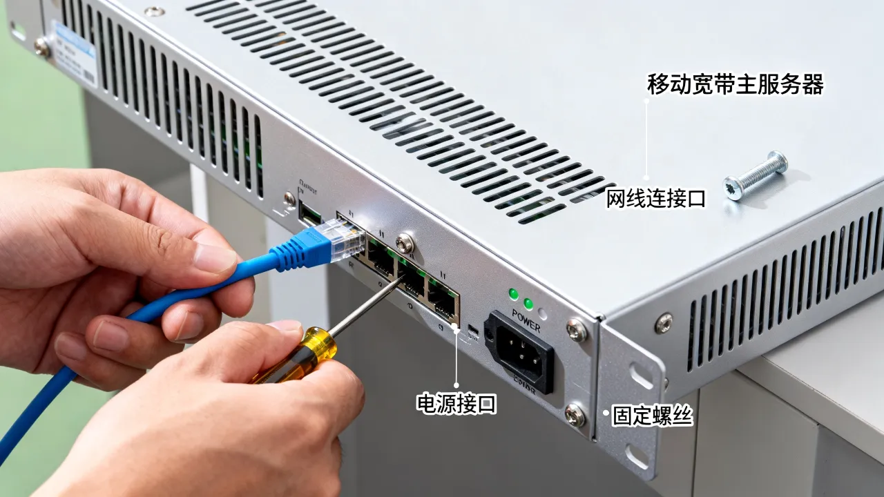 移动宽带主服务器是什么设备，怎么安装设置？