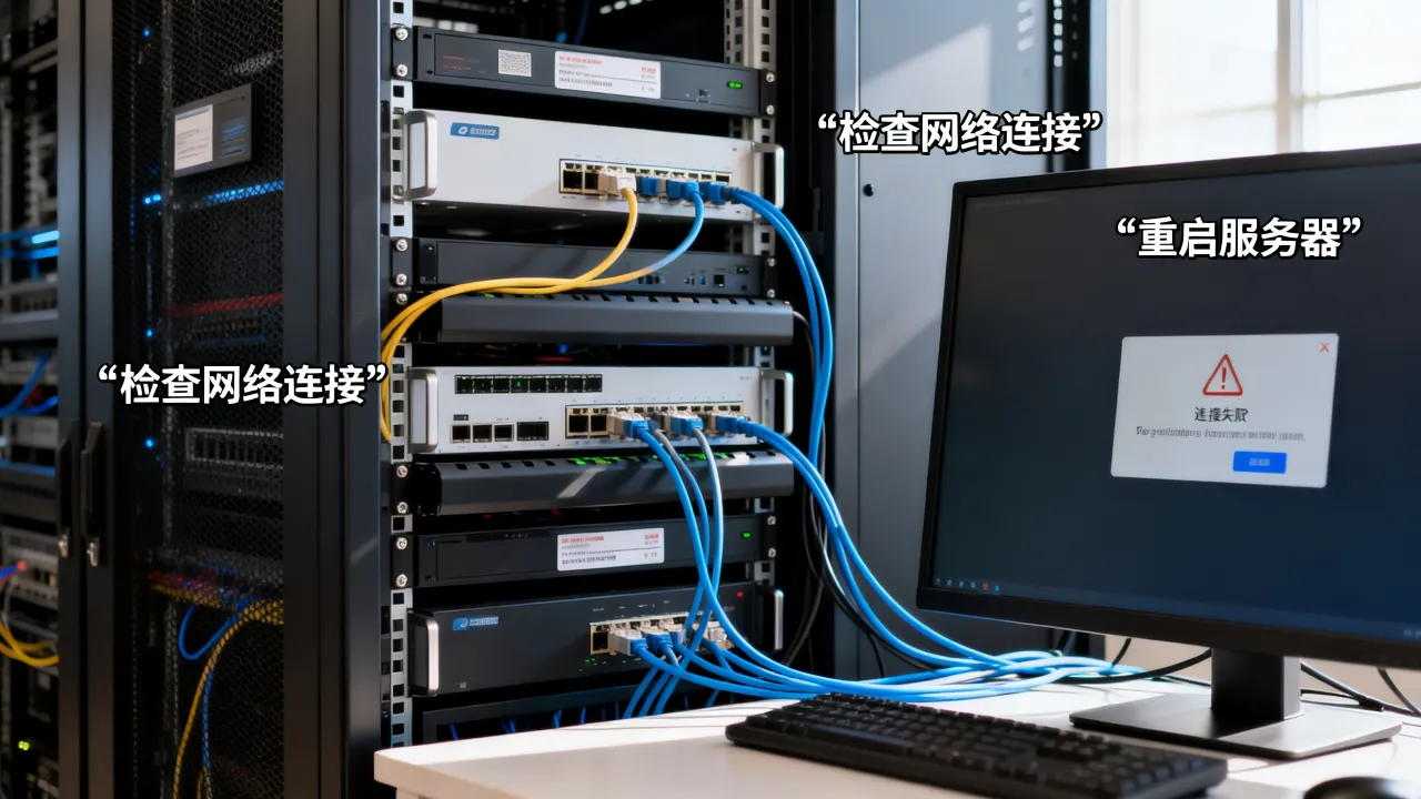 为什么还要服务器连接，服务器连接失败怎么解决