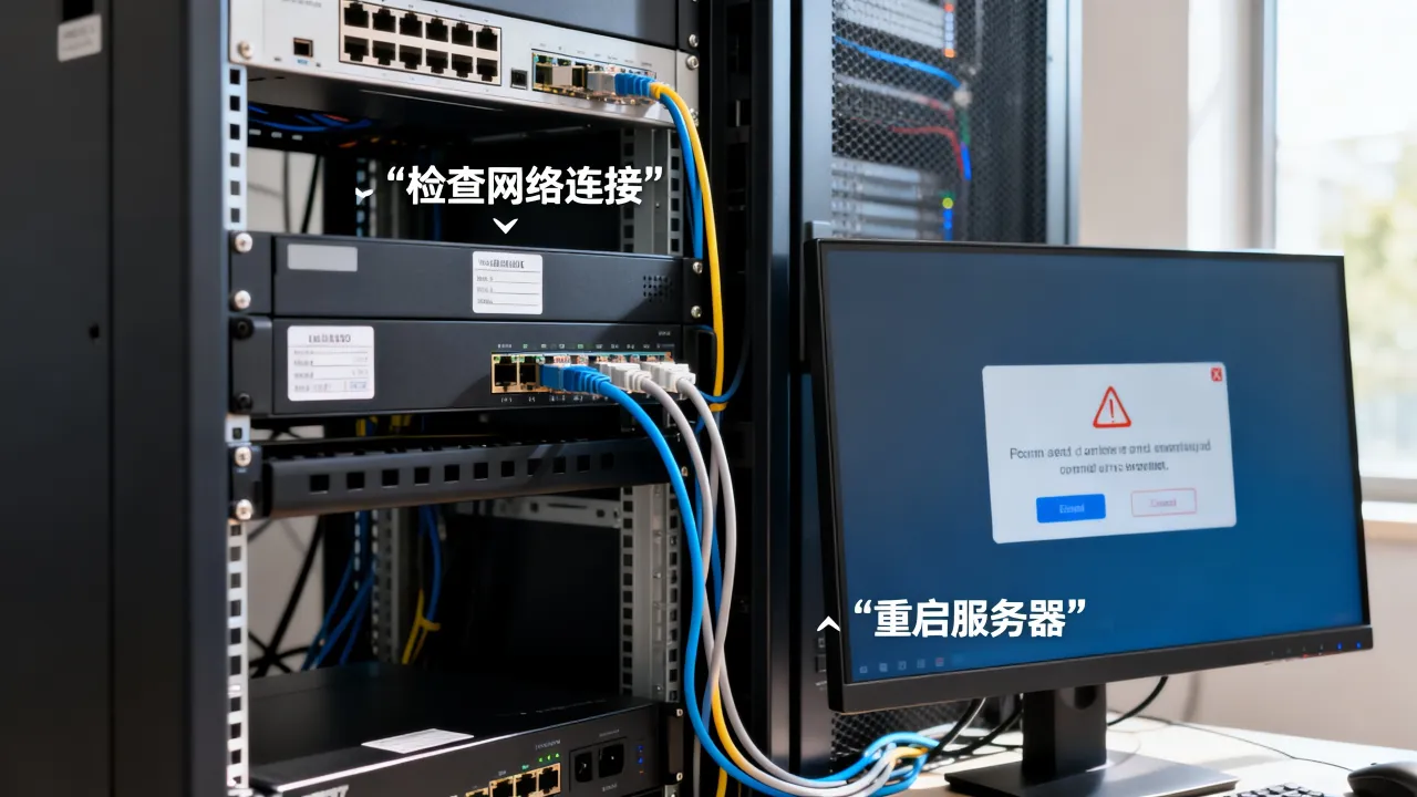 为什么还要服务器连接，服务器连接失败怎么解决