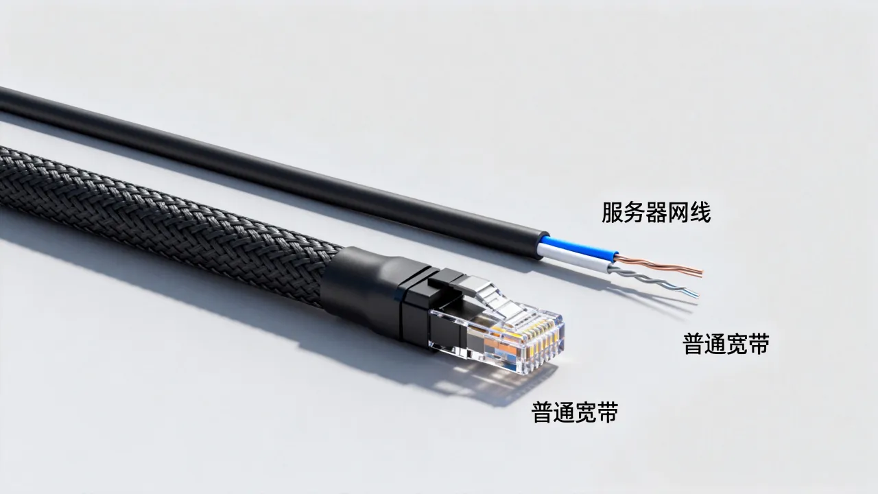 服务器网线是宽带吗，服务器网线和普通宽带有什么区别