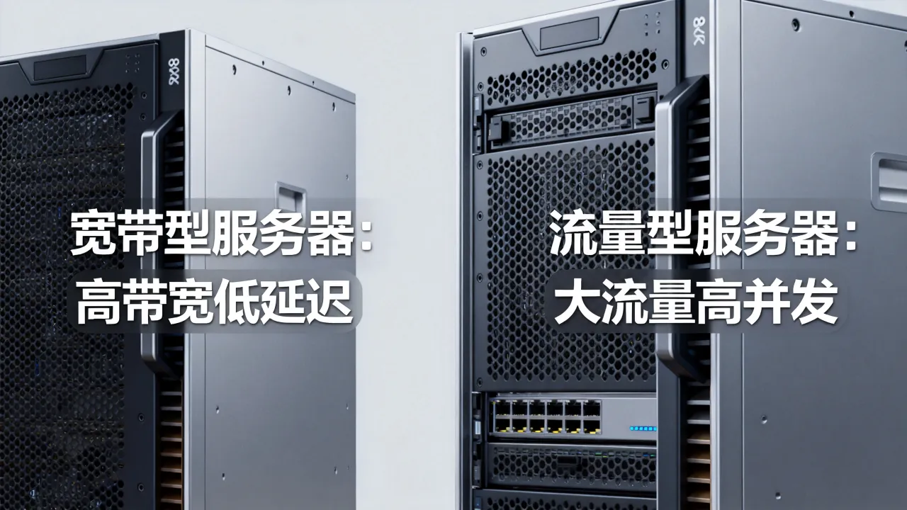 宽带型服务器和流量型服务器有什么区别,怎么选? 宽带型服务器和流量型服务器有什么区别,怎么选?