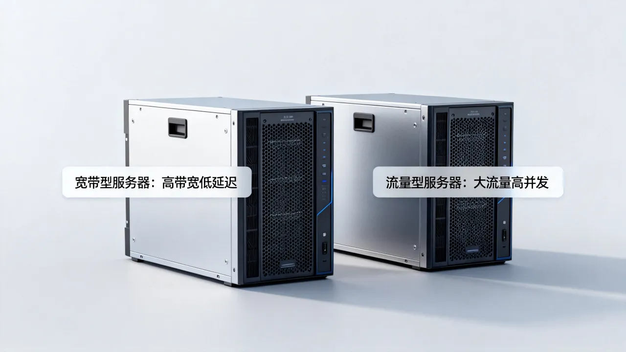 宽带型服务器和流量型服务器有什么区别,怎么选? 宽带型服务器和流量型服务器有什么区别,怎么选?