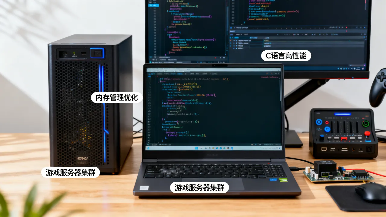 游戏服务器端开发为什么用C，C语言游戏后端有哪些优势？
