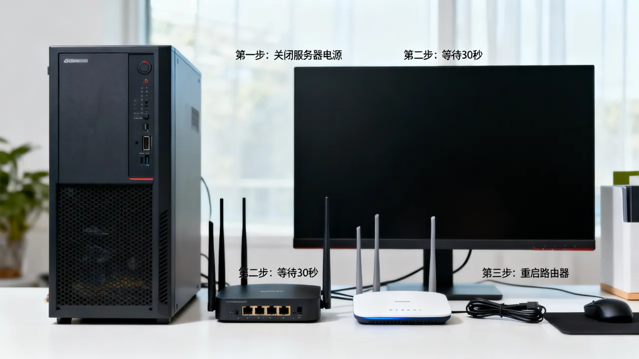 宽带重启服务器怎么操作？重启路由器的正确步骤