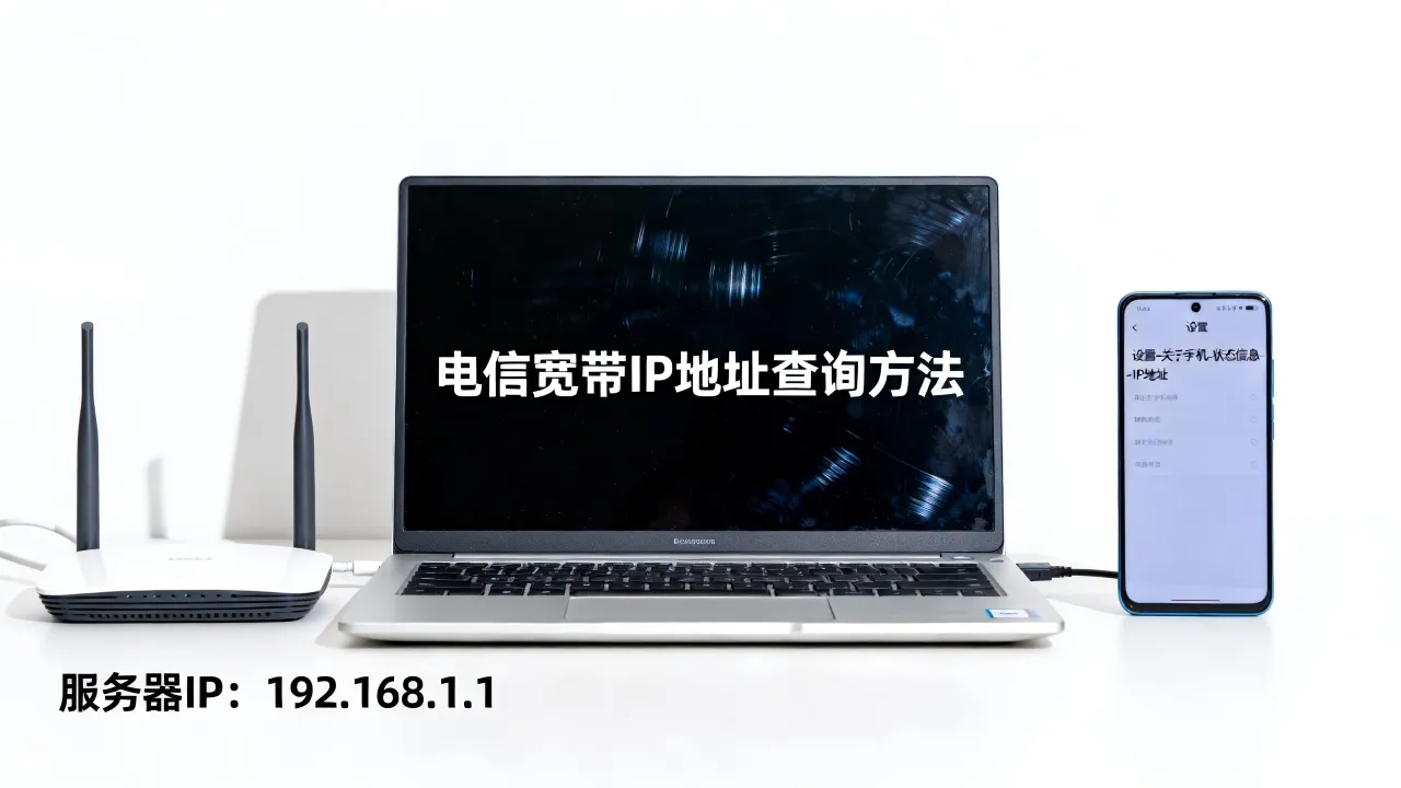 电信宽带服务器IP是什么，电信宽带IP地址怎么查询