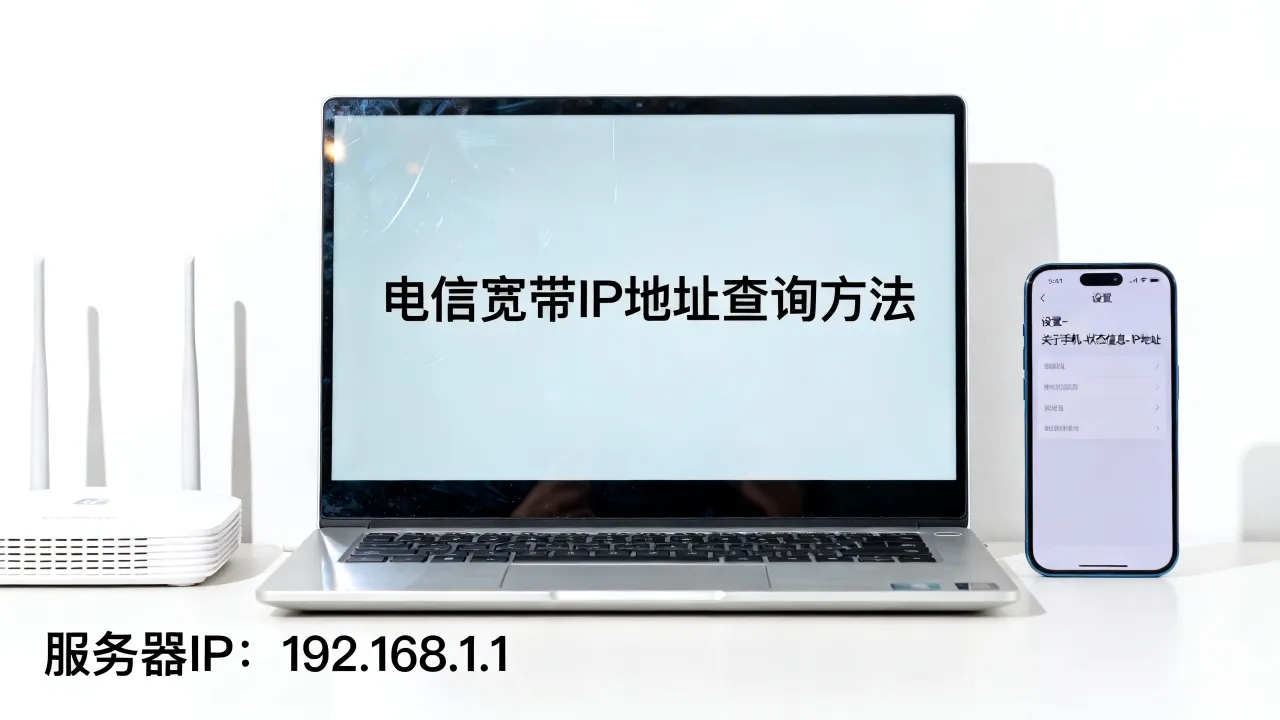 电信宽带服务器IP是什么，电信宽带IP地址怎么查询