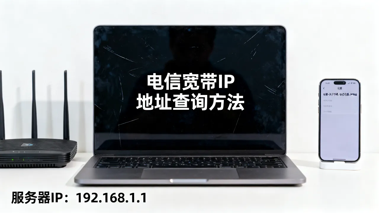 电信宽带服务器IP是什么，电信宽带IP地址怎么查询