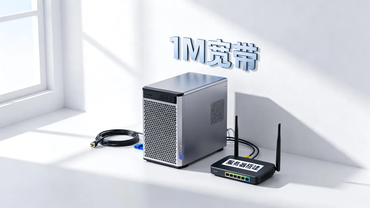 1M宽带能开服务器么，1M宽带搭建服务器够用吗？