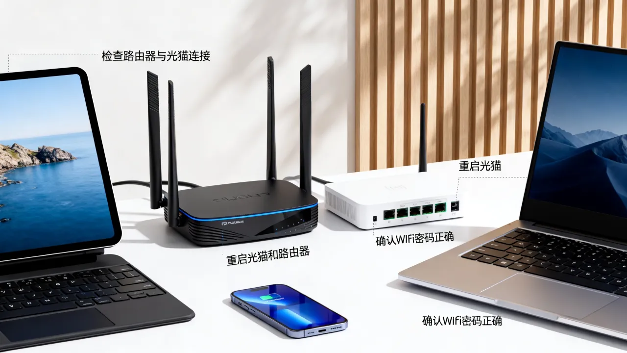 为什么连wifi不能连宽带服务器，连wifi不能连宽带咋解决