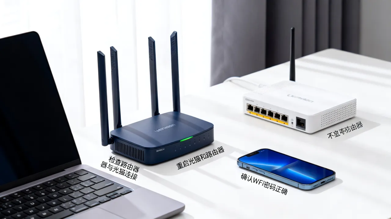 为什么连wifi不能连宽带服务器，连wifi不能连宽带咋解决