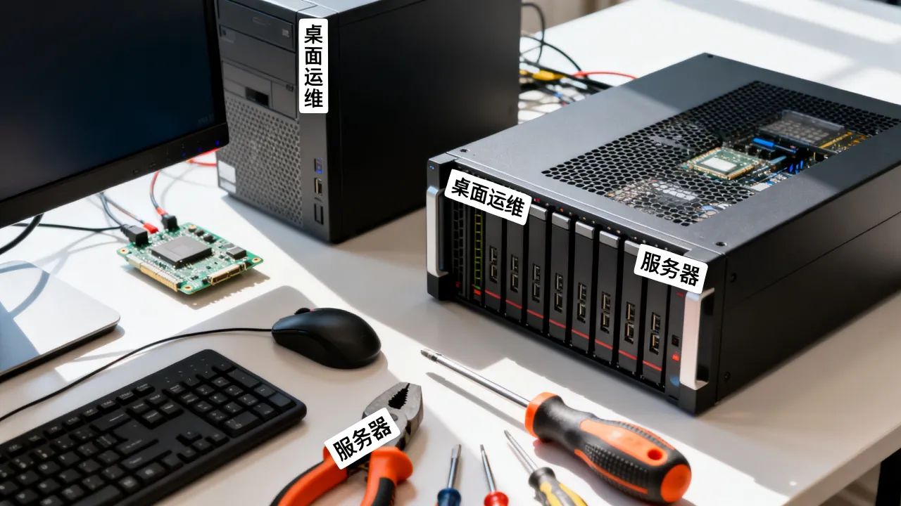 做桌面运维不会服务器，不懂服务器能做桌面运维吗？
