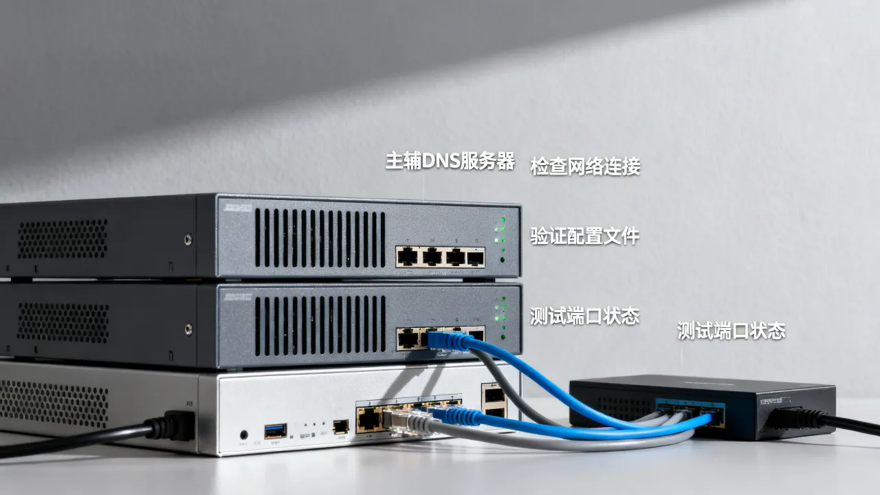 主辅dns服务器不通是为什么，主辅DNS服务器不通怎么解决？