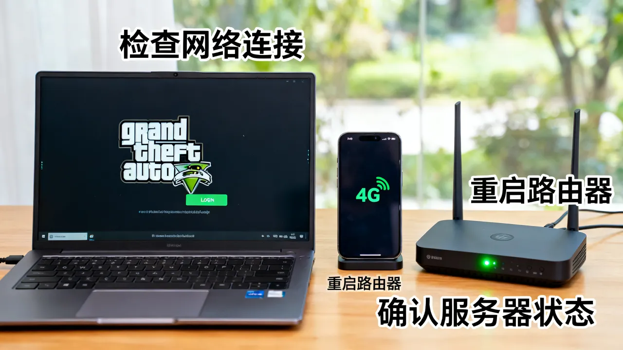 GTA5为什么登录不上服务器，GTA5进不去在线模式怎么办？