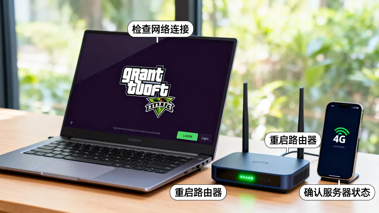 GTA5为什么登录不上服务器，GTA5进不去在线模式怎么办？