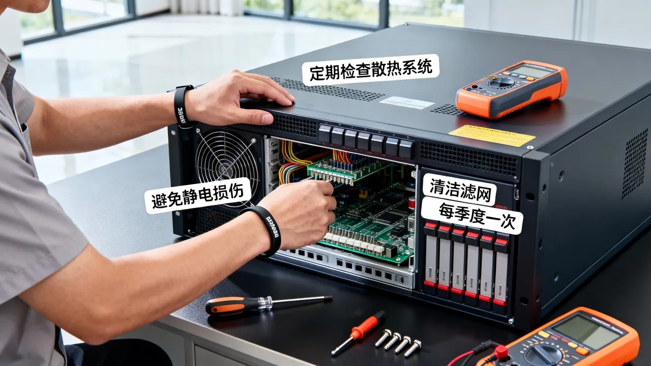 哈密服务器设备维保怎么做？有哪些注意事项
