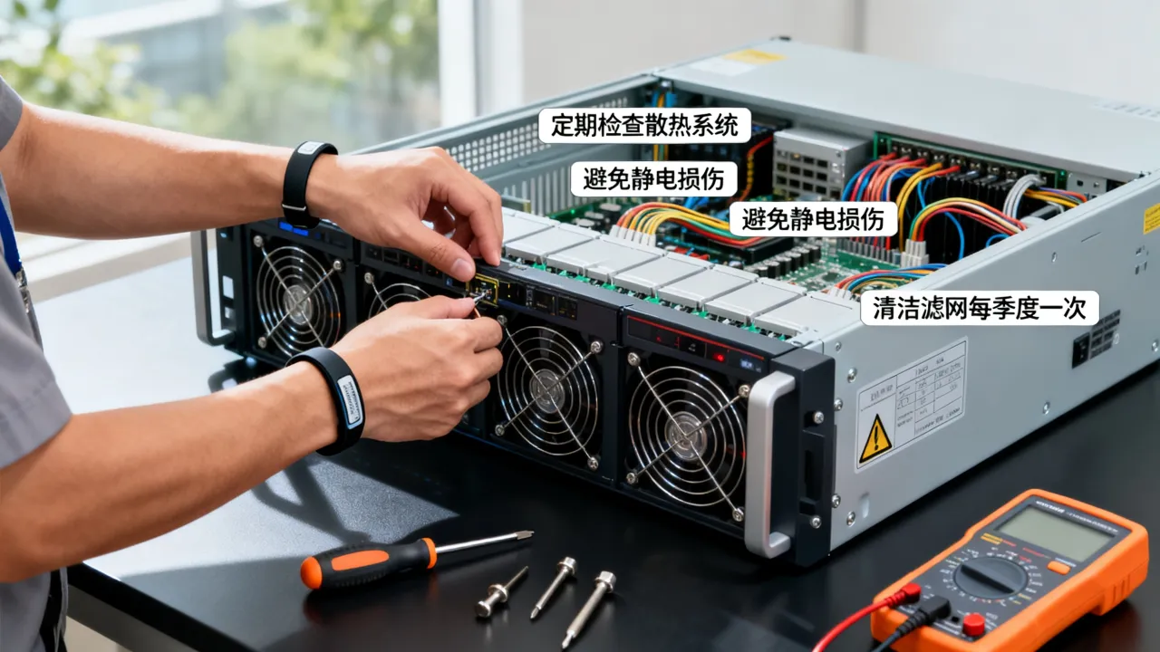 哈密服务器设备维保怎么做？有哪些注意事项