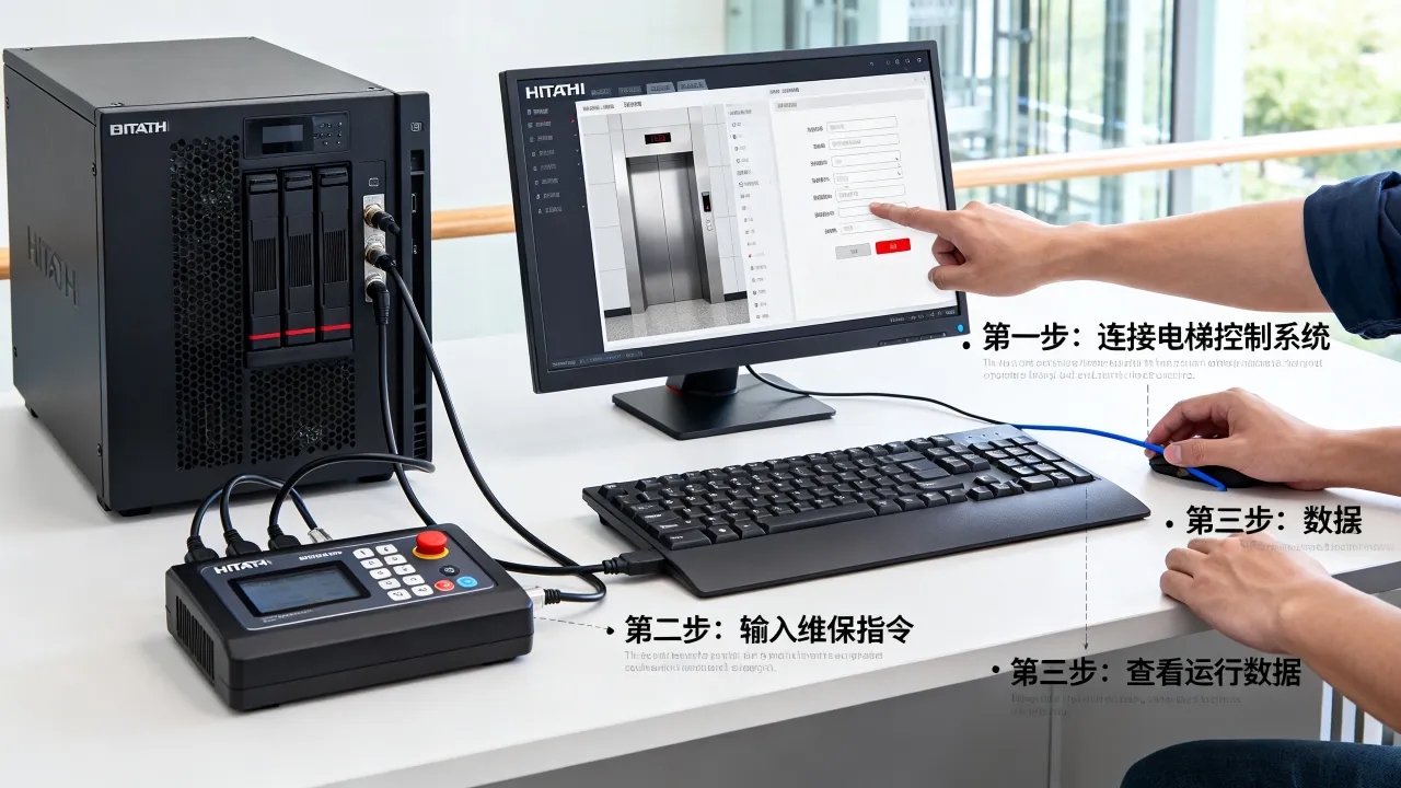 日立电梯维保服务器怎么用？维保服务器操作步骤详解