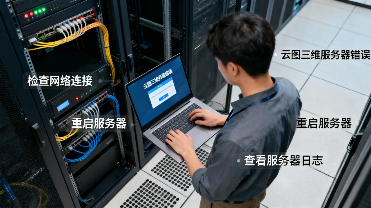 云图三维服务器错误怎么解决，服务器错误原因是什么？