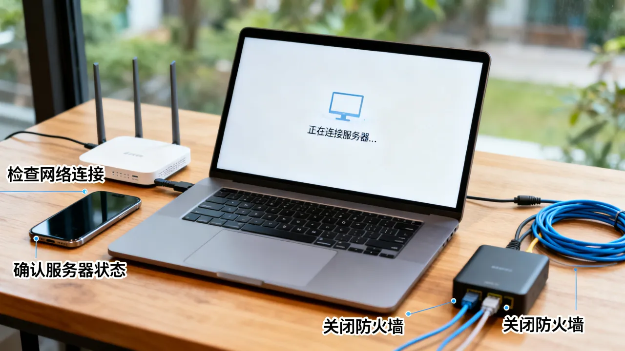 为什么不能联机服务器？无法连接服务器原因排查