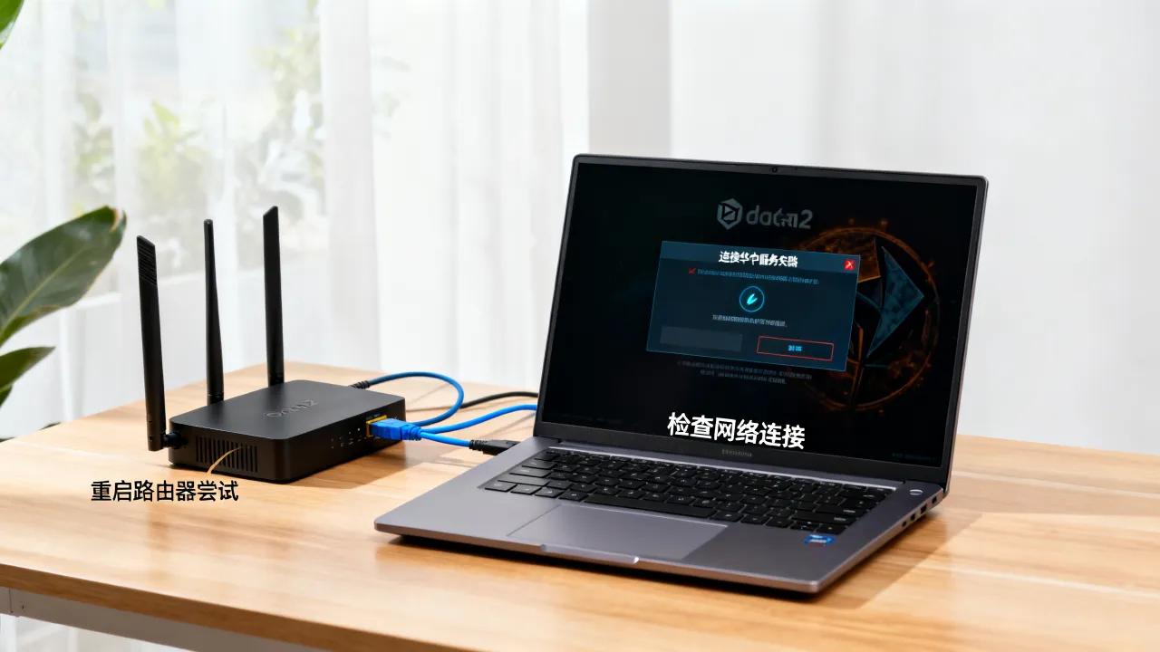 dota2为什么链接不上华中服务器，连接不上怎么办？