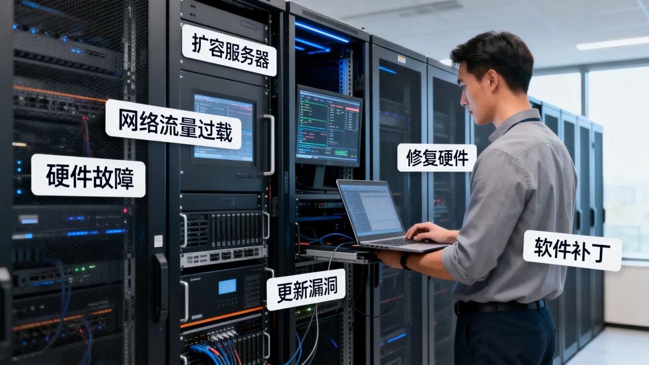 现在为什么服务器崩了，服务器崩溃原因有哪些怎么解决