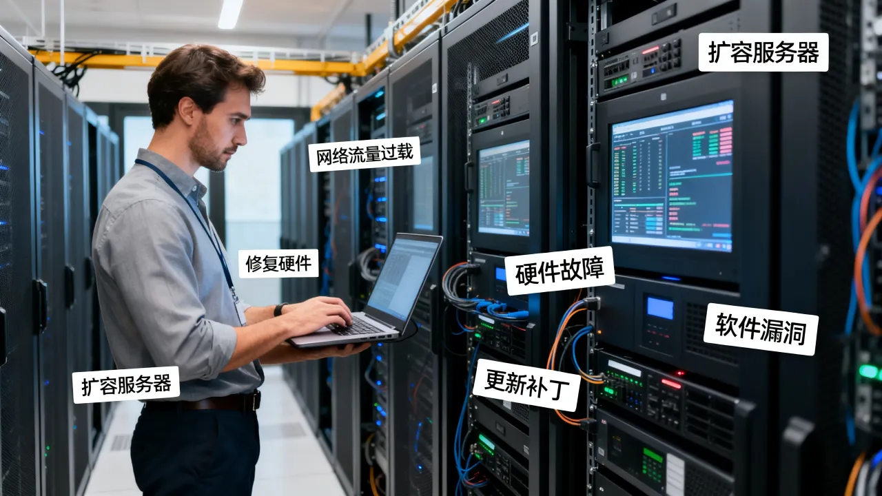 现在为什么服务器崩了，服务器崩溃原因有哪些怎么解决