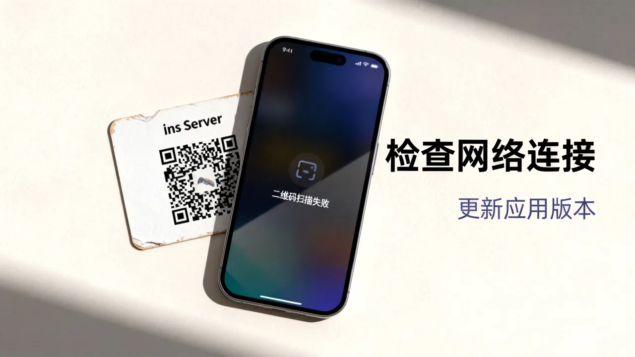 ins服务器二维码失效怎么办,二维码扫描后无法关注如何解决 ins服务器二维码失效怎么办,二维码扫描后无法关注如何解决
